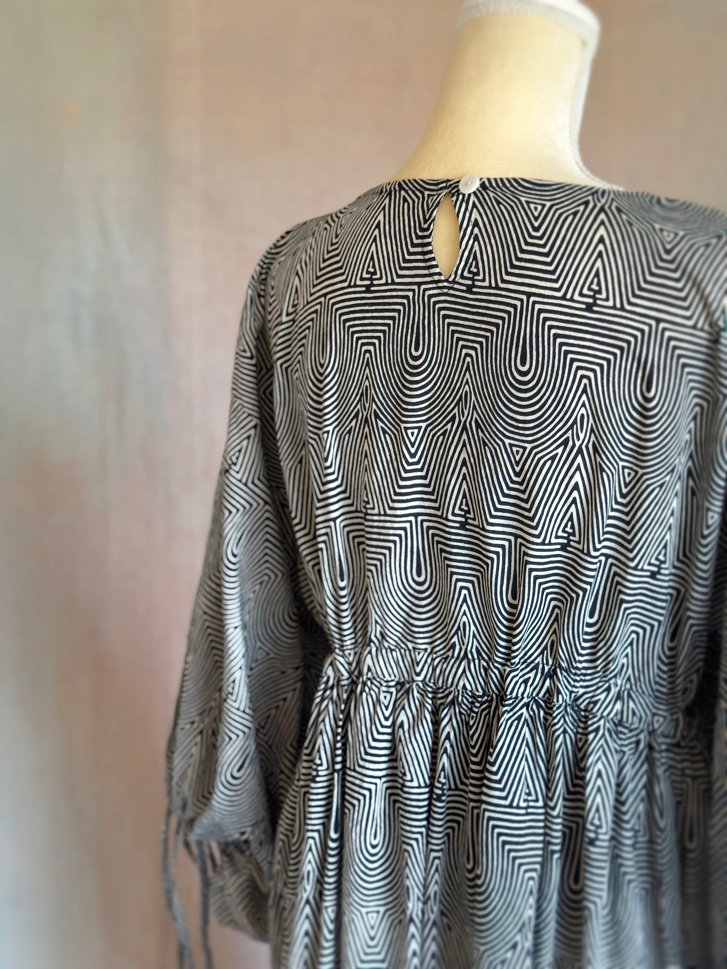 Poet Dress - Black Sand