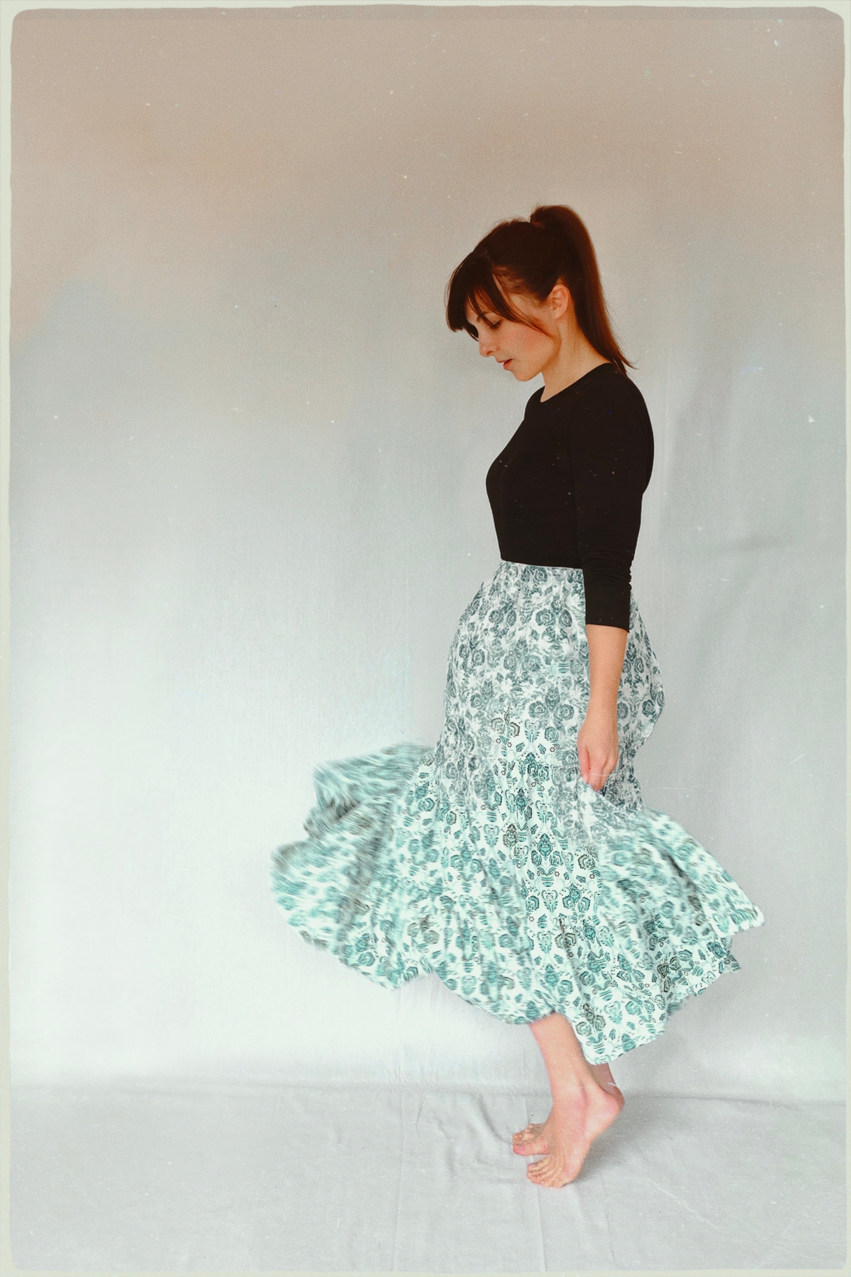Full Skirt - Nalu Blue