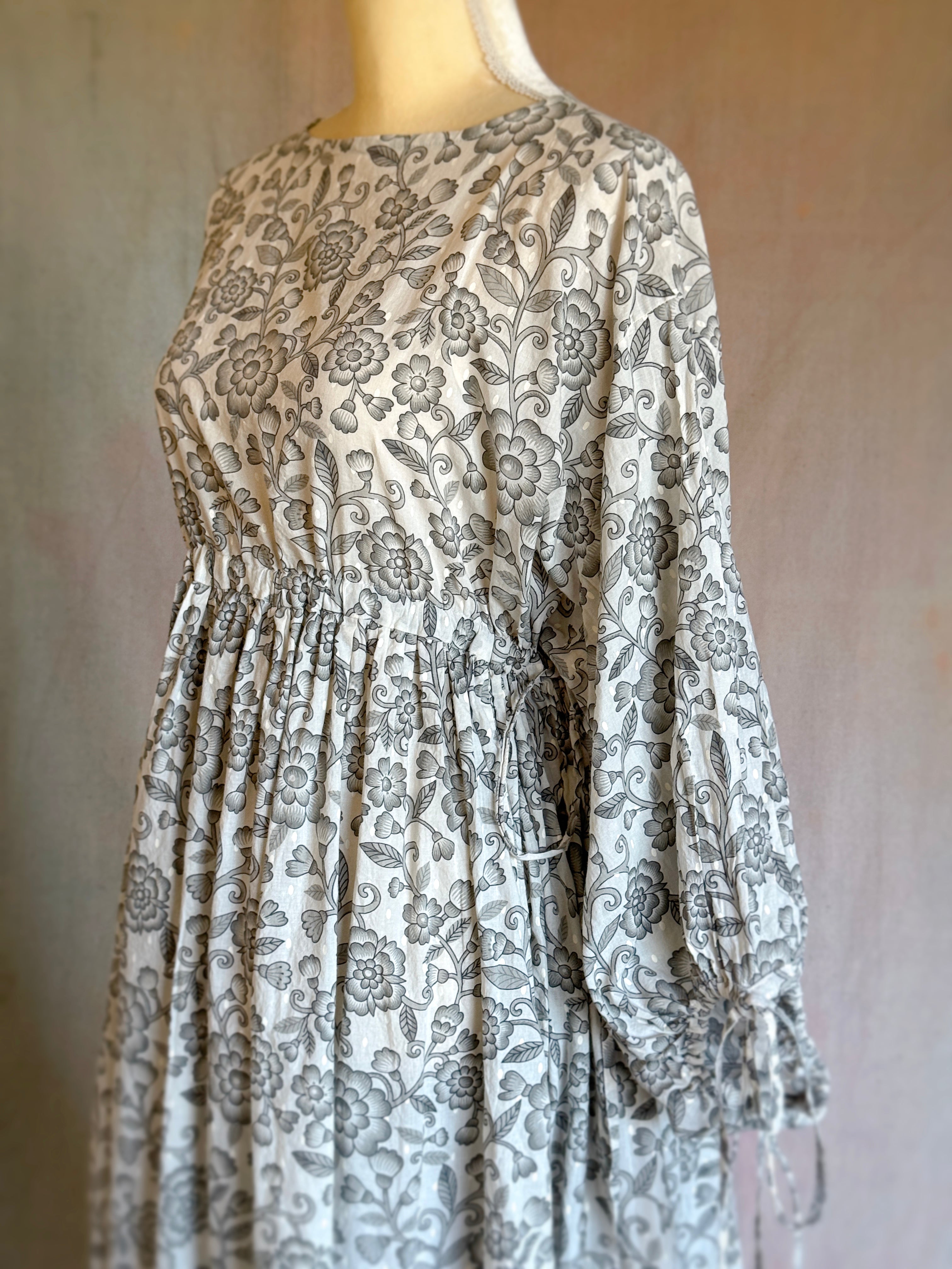 Poet Dress - Pressed Flowers