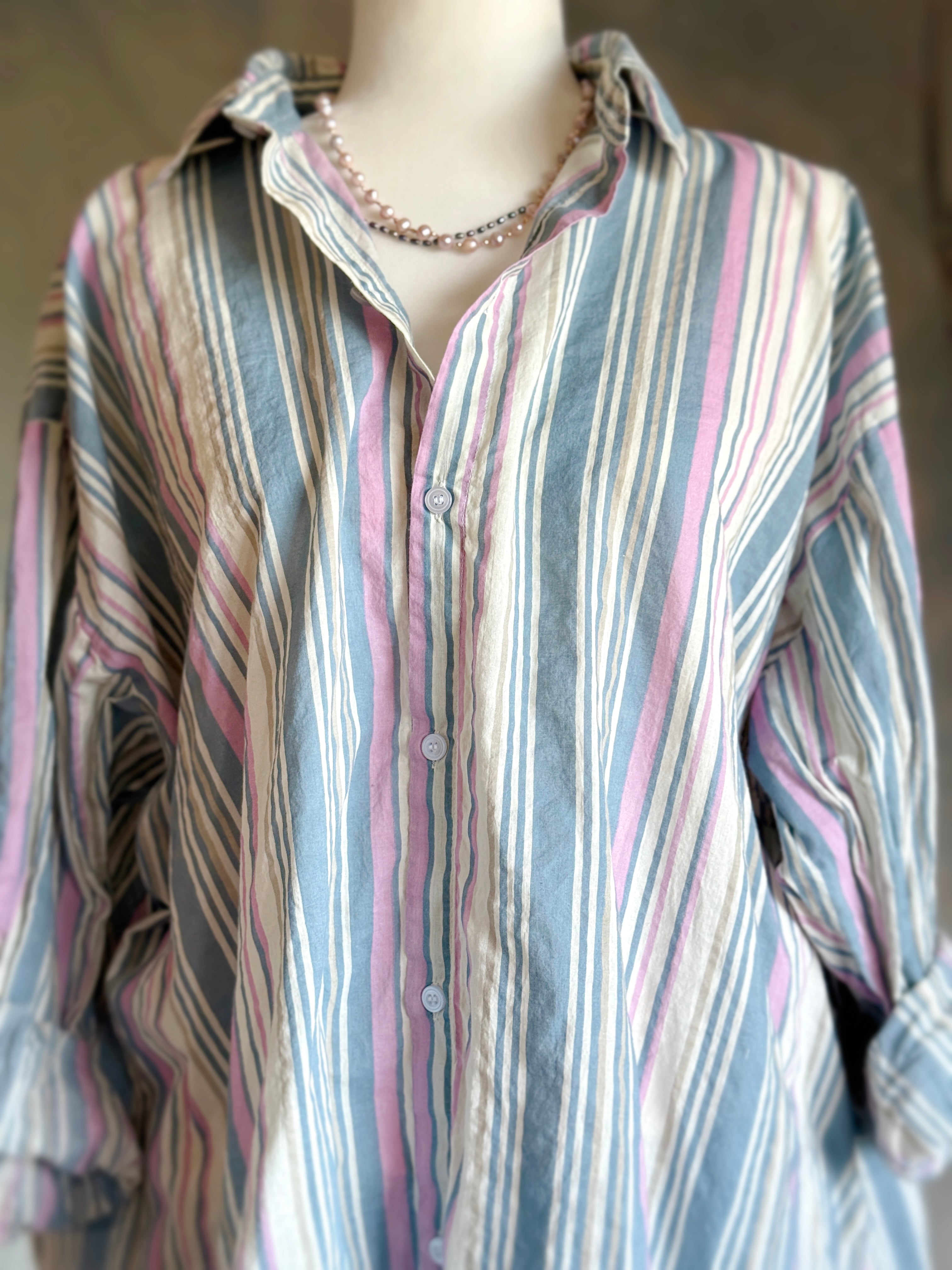 Work Shirt - Ribbon Stripe
