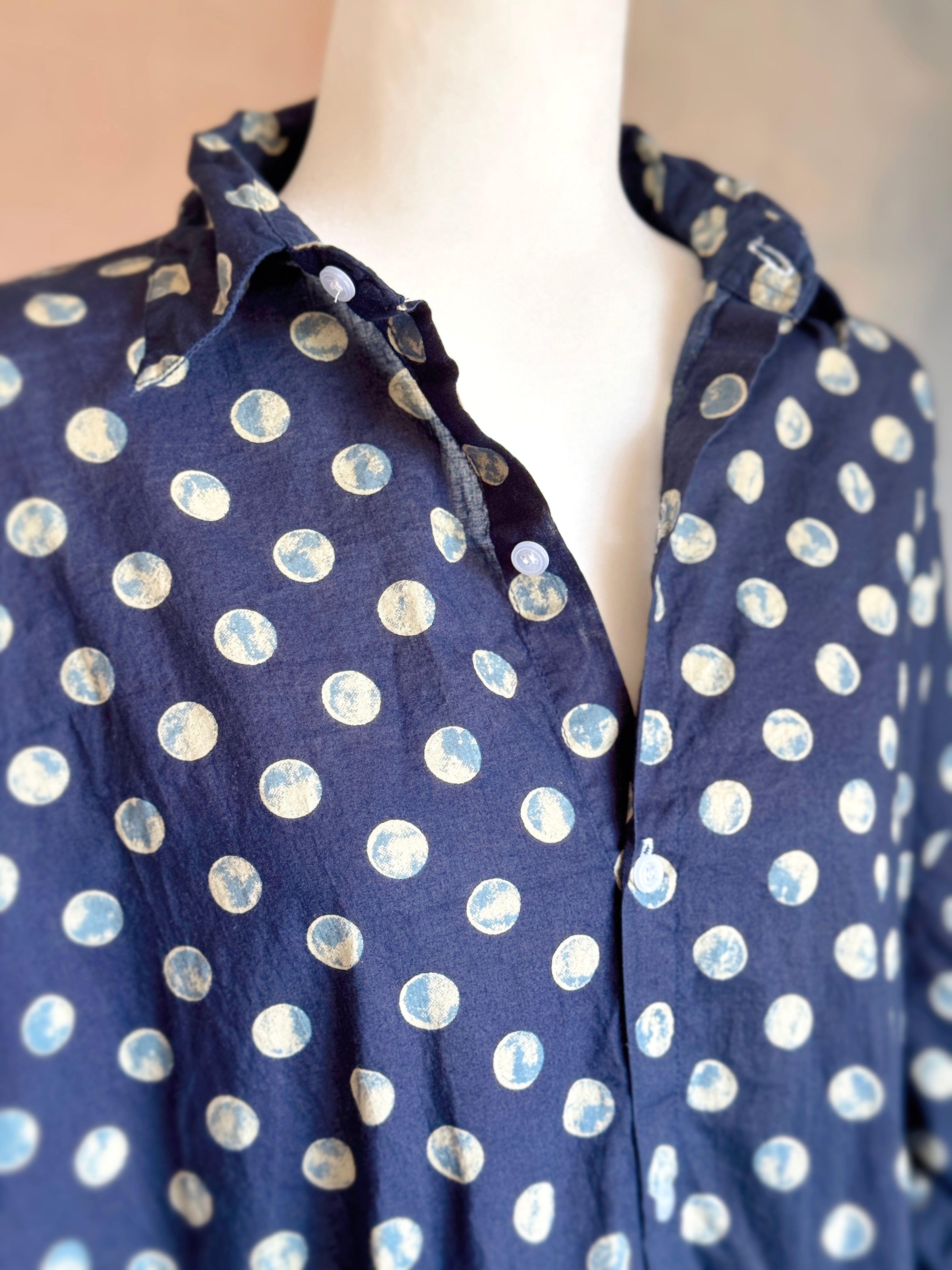 Midi Shirt Dress - Full Moon