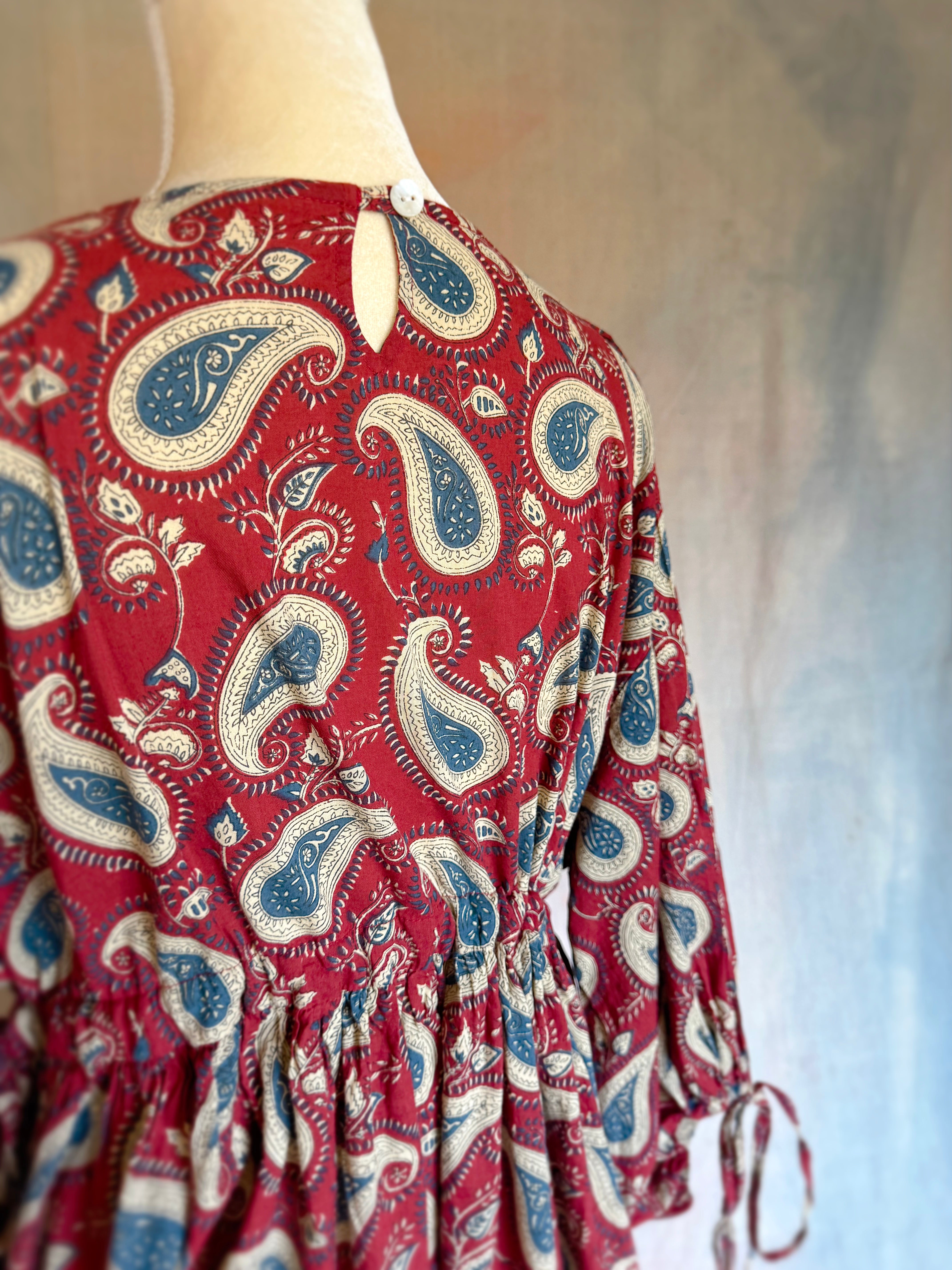 Poet Dress - Paniolo Paisley