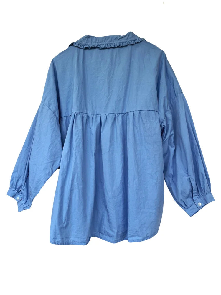 Ku'uipo Sweetheart Shirt - Hanalei Chambray