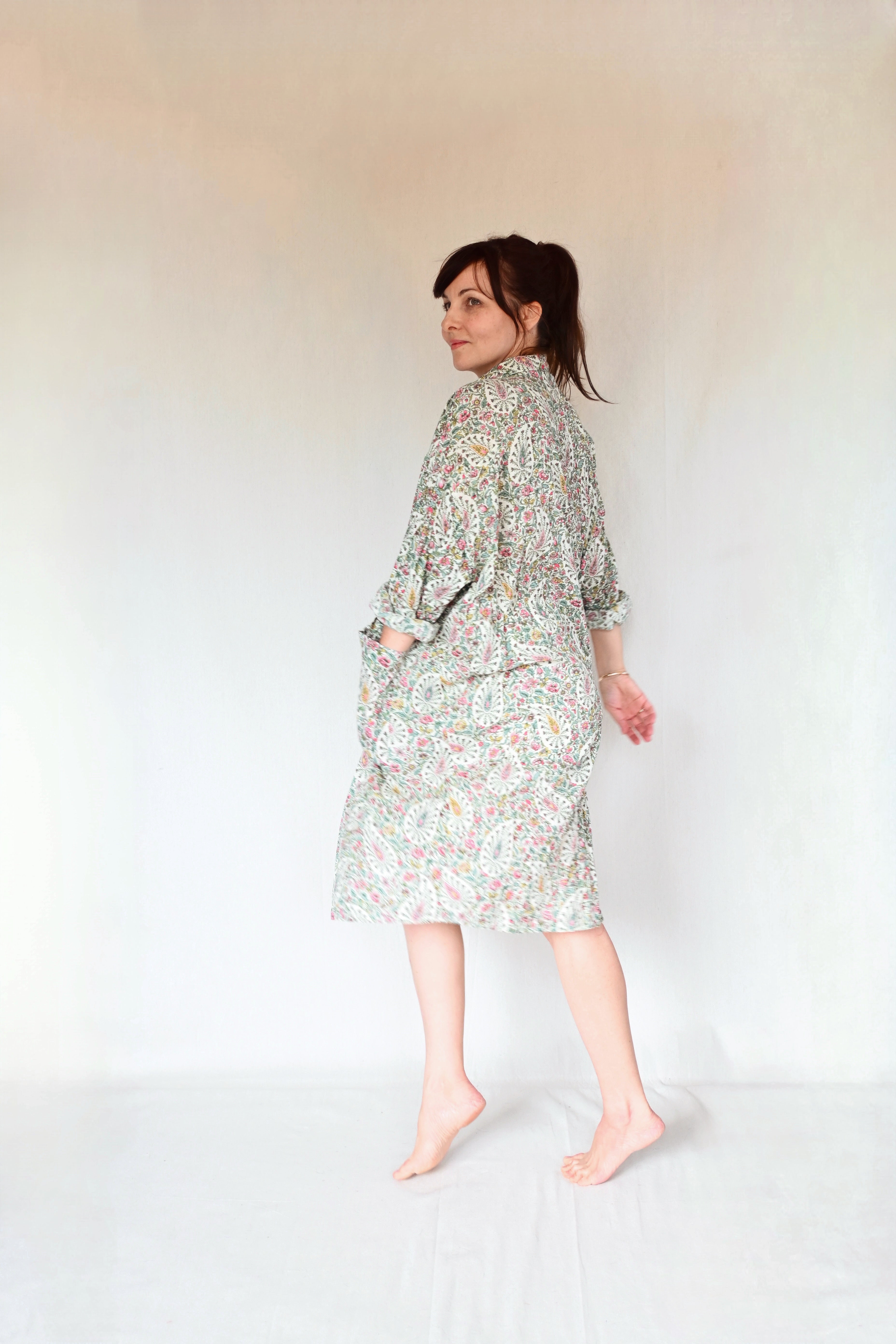 Midi Shirt Dress - Lolo Paisley