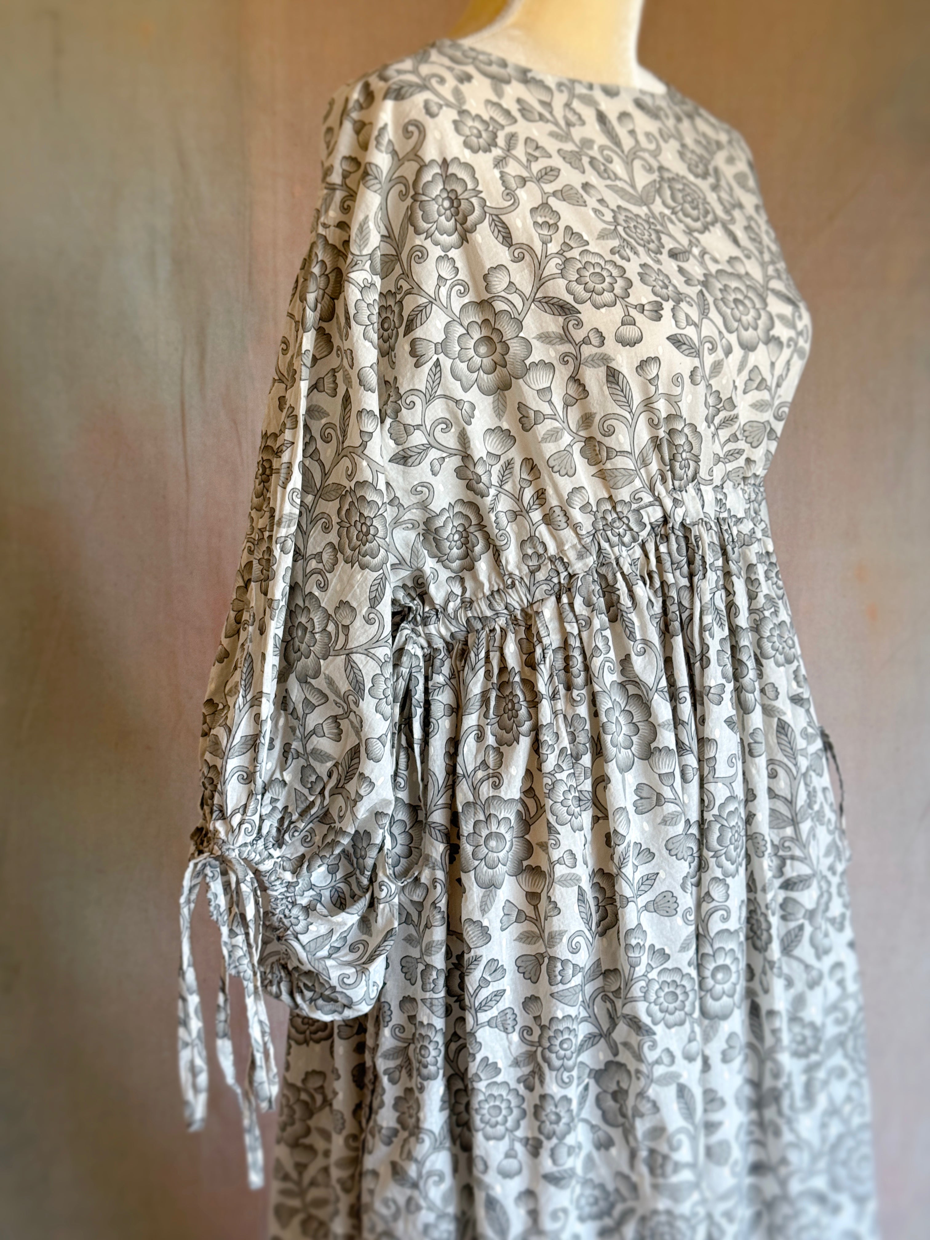Poet Dress - Pressed Flowers
