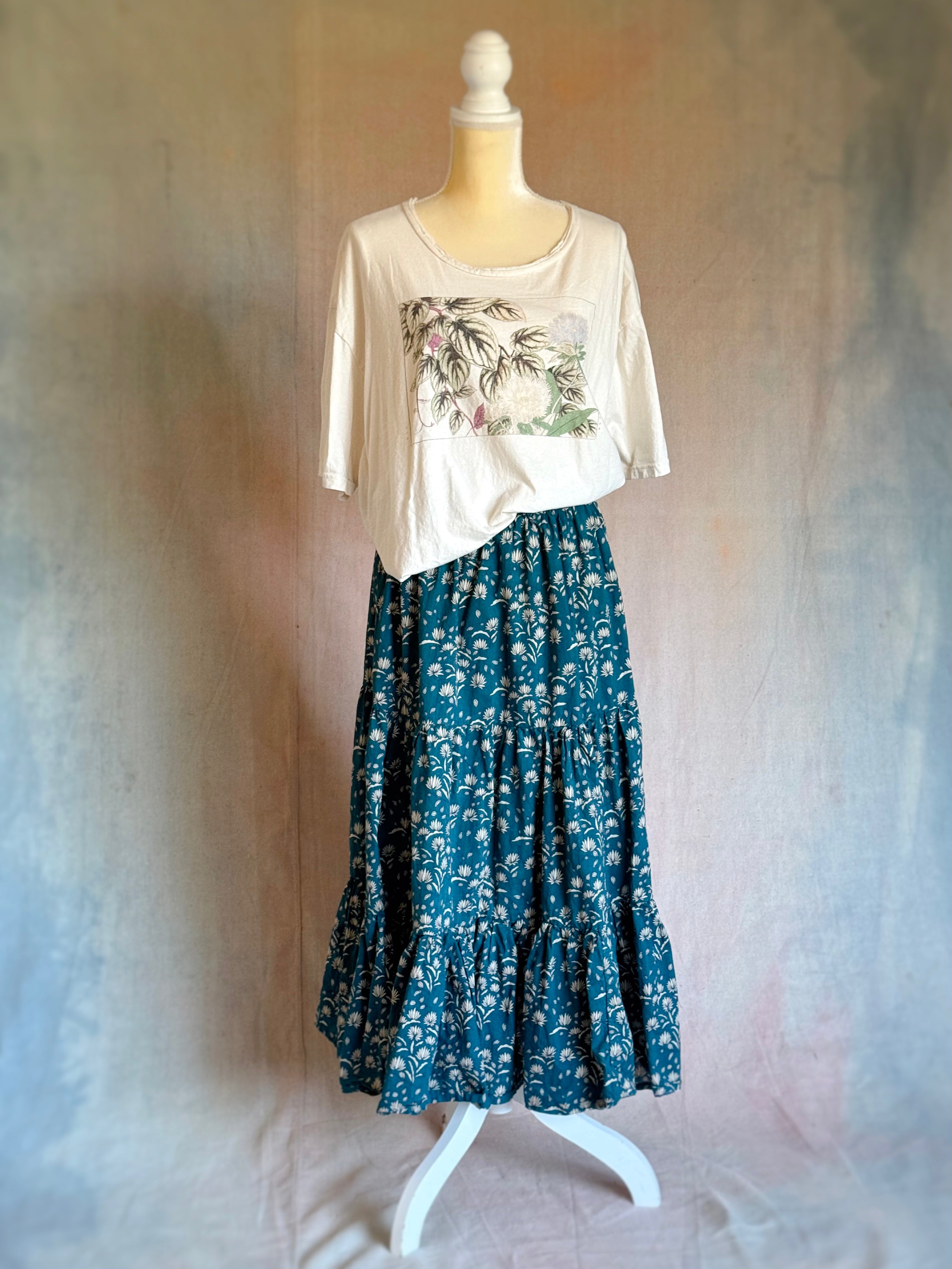 Full Skirt - Hanalei Blue